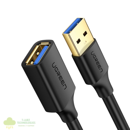 UGREEN USB 3.0 Extension Cable – Male to Female, 5Gbps Data Transfer - 1m