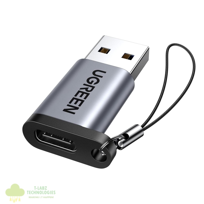 UGREEN USB 3.0 Male to Type-C 3.1 Female Adapter, Data Transfer and Charging - Image 1