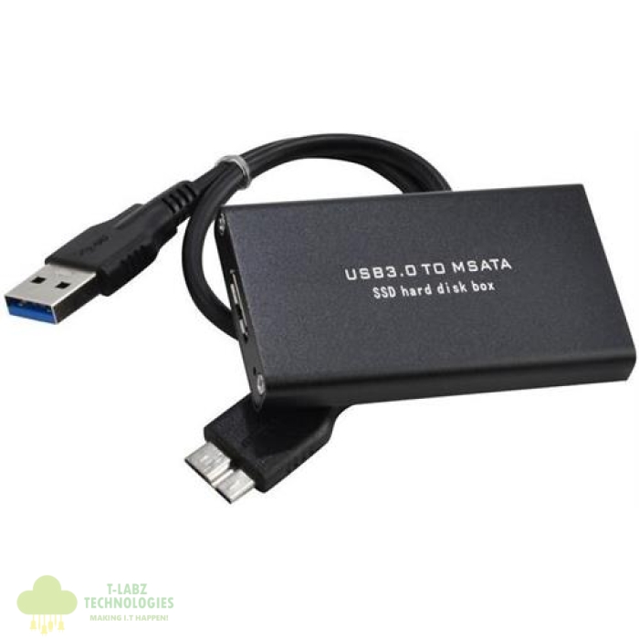 UniQue USB To mSATA SSD Mini External Enclosure - Image 1