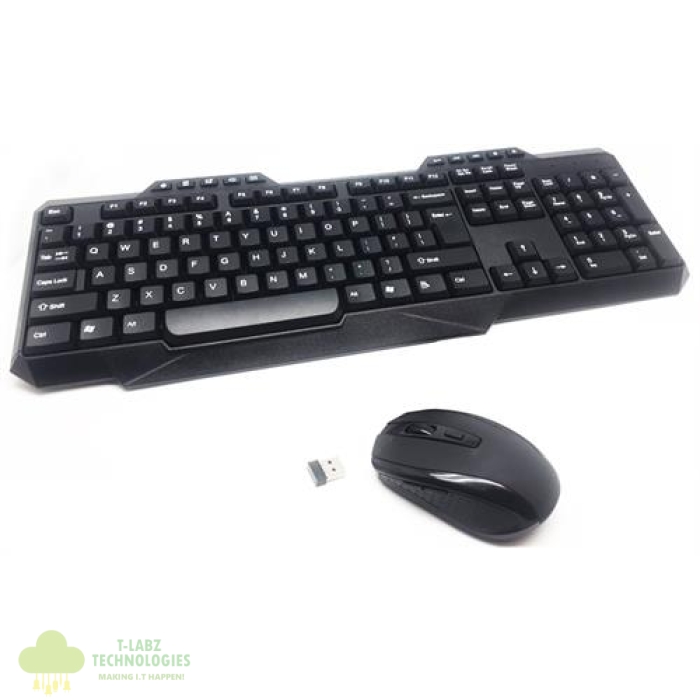 UniQue Wireless USB Multimedia Keyboard and - Image 1