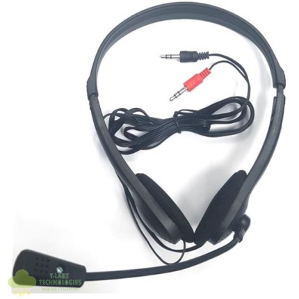 Unique Stereo Headphones with Flexible Microphone