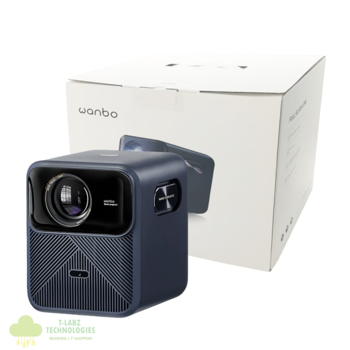 WANBO MOZART 1 PRO 1080P 900ANSI Android 11 Smart Home Theatre Projector - Dark Blue - Image 1