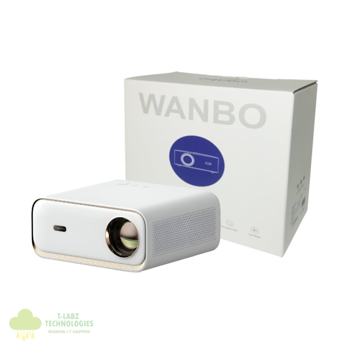 WANBO X2 MAX 1080P 450ANSI Android 9.0 Smart Projector - White - Image 1