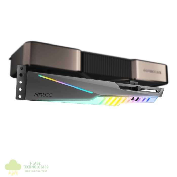Antec Dagger ARGB GPU Support Bracket - Black - Image 1