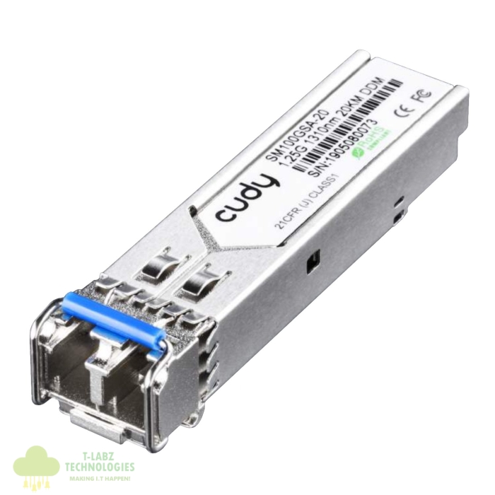 Cudy SM100GSA-20 Single Mode 1.25Gb/s SFP Module - Image 1