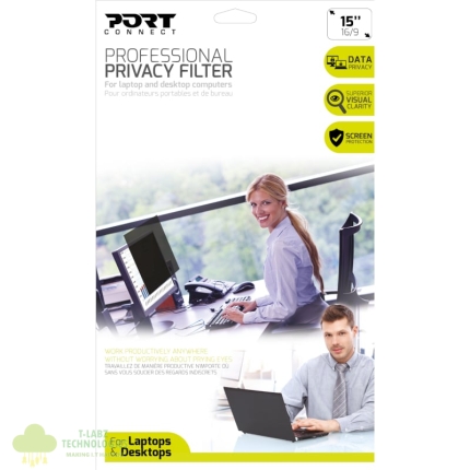Port Connect 2D Professional Privacy Filter 15.6"