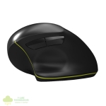 Port Connect Wireless Rechargeable Ergonoc Mouse Bluetooth- Black - Image 5