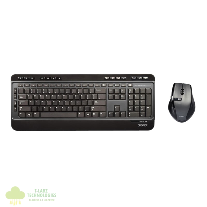 Port Wireless Keyboard and Mouse Combo - Image 1