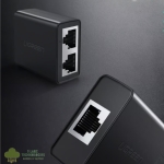 UGREEN RJ45 Splitter Adapter 2 Pack (Black) - Image 2