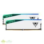 Patriot Viper Elite 5 RGB 32GB 6000MHz DDR5 Desktop Gaming Memory Kit - White