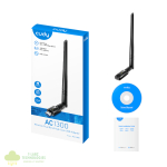 Cudy 1300Mbps High Gain WiFi USB3.0 Adapter with High Gain Antenna - Image 2