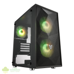 FSP CST130A Micro-ATX Gaming Chassis - Black - Image 2