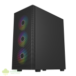 FSP M220 ATX Mid Tower Gaming Chassis - Black - Image 3