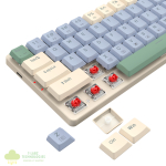 Redragon BS8772 Wireless Keyboard and Mouse Combo - Cream/Blue - Image 6