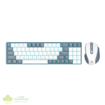 Redragon BS8772 Wireless Keyboard and Mouse Combo - Grey/White