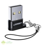UGREEN USB A Male to USB Type-C Female Adapter (Black)