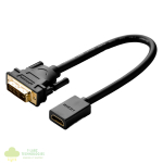 UGREEN DVI to HDMI Cable Adapter 15cm | Male to Female | 1080p Full HD – Black - Image 2