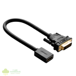UGREEN DVI to HDMI Cable Adapter 15cm | Male to Female | 1080p Full HD – Black