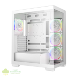 DeepCool CG580 4F V2 ARGB ATX Gaming Chassis – White - Image 2