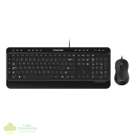 PCBuilder ALPHA Silent Wired Keyboard and Mouse Combo