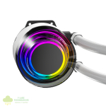 Antec VORTEX LUM 360 ARGB AIO CPU Liquid Cooler - White - Image 4