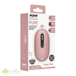 Port Connect PURE MAC Rechargeable Wireless and Bluetooth Mouse - Copper Rose - Image 5