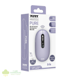 Port Connect PURE MAC Rechargeable Wireless and Bluetooth Mouse - Iris - Image 5