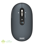 Port Connect PURE MAC Rechargeable Wireless and Bluetooth Mouse - Shadow