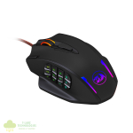 REDRAGON IMPACT 12400DPI MMO Gaming Mouse - Black - Image 3