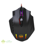 REDRAGON IMPACT 12400DPI MMO Gaming Mouse - Black - Image 3