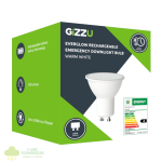 Gizzu Everglow Rechargeable Warm White Emergency Downlight Bulb - Image 4