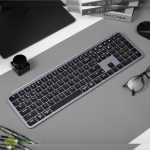 Keychron B6 Pro Ultra-Slim 100% Wireless Keyboard – Space Grey - Image 3