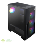 MSI MAG FORGE 130A Airflow ATX Gaming Chassis - Black - Image 3
