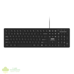 Port Connect Tough Office USB Keyboard - Black
