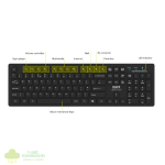 Port Connect Tough Office USB Keyboard - Black - Image 6