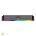 REDRAGON 2.0 Sound Bar ADIEMUS 2 x 3W RGB USB|Aux PC Gaming Speaker - Black - Image 2