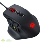 REDRAGON Aatrox 6200DP RGB MMO Gaming Mouse - Black - Image 3