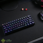 REDRAGON DRACONIC PRO Mechanical 61 Key|Bluetooth 5.0|RGB 9 Colour Modes|Rechargable Battery|Type-C Charging Cable Gaming Keyboard - Black - Image 5