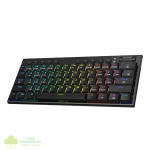 REDRAGON Horus Mini Pro 61Key Wireless Bluetooth Red Switch RGB Low Profile Gaming Mechanical Keyboard - Black - Image 2