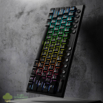 REDRAGON Horus Mini Pro 61Key Wireless Bluetooth Red Switch RGB Low Profile Gaming Mechanical Keyboard - Black - Image 6