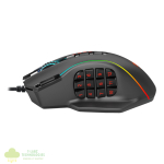 REDRAGON PERDICTION 4 12400DPI RGB MMO Ergo Gaming Mouse - Black - Image 5