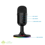 Redragon GM303 PULSAR Gaming Stream Microphone - Black - Image 5