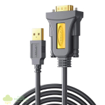 UGREEN USB 2.0 to RS-232 Serial Adapter Cable (USB-A Male to DB9 Male)-Black - Image 2