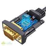 UGREEN USB 2.0 to RS-232 Serial Adapter Cable (USB-A Male to DB9 Male)-Black - Image 4