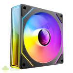 Antec VISION PWM 120mm ARGB Infinity Mirror Case Fan 3 Pack Black - Image 3
