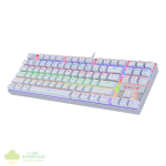 REDRAGON KUMARA Mechanical 87 Key|RGB Backlit Gaming Keyboard - White - Image 2
