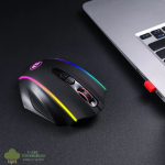 REDRAGON PERDICTION 4 12400DPI RGB MMO Ergo Gaming Mouse - Black - Image 6