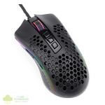 REDRAGON STORM 12400DPI 7 Buttons|Ergonomic Design|P3327 Optical Sensor|Lightweight Body|RGB Backlit gaming Mouse - Black - Image 3