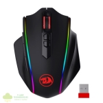 REDRAGON VAMPIRE ELITE Wireless 16000DPI|8 Button|Ergonomic Design|P3335 Optical Sensor|Type-C Cable|RGB Backlit Gaming Mouse - Black