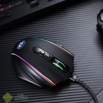 REDRAGON VAMPIRE ELITE Wireless 16000DPI|8 Button|Ergonomic Design|P3335 Optical Sensor|Type-C Cable|RGB Backlit Gaming Mouse - Black - Image 6